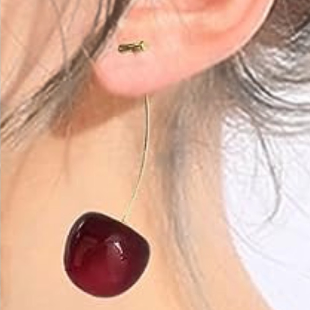 3/$25 New Cherry Dangle Drop Earrings